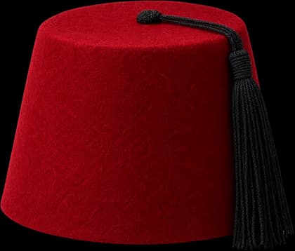 A tarbouch, the hat named after the city of Fez