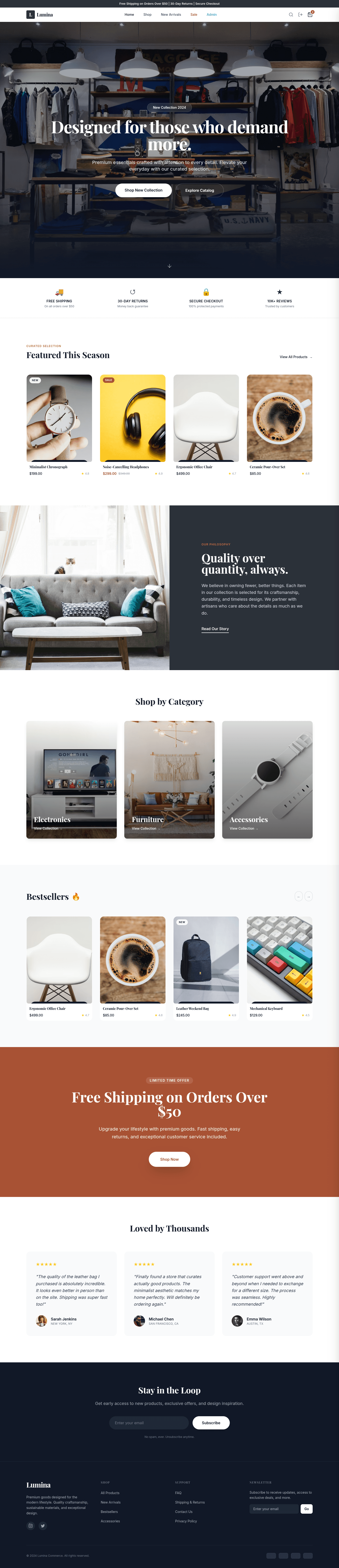 Modern E-Commerce Platform