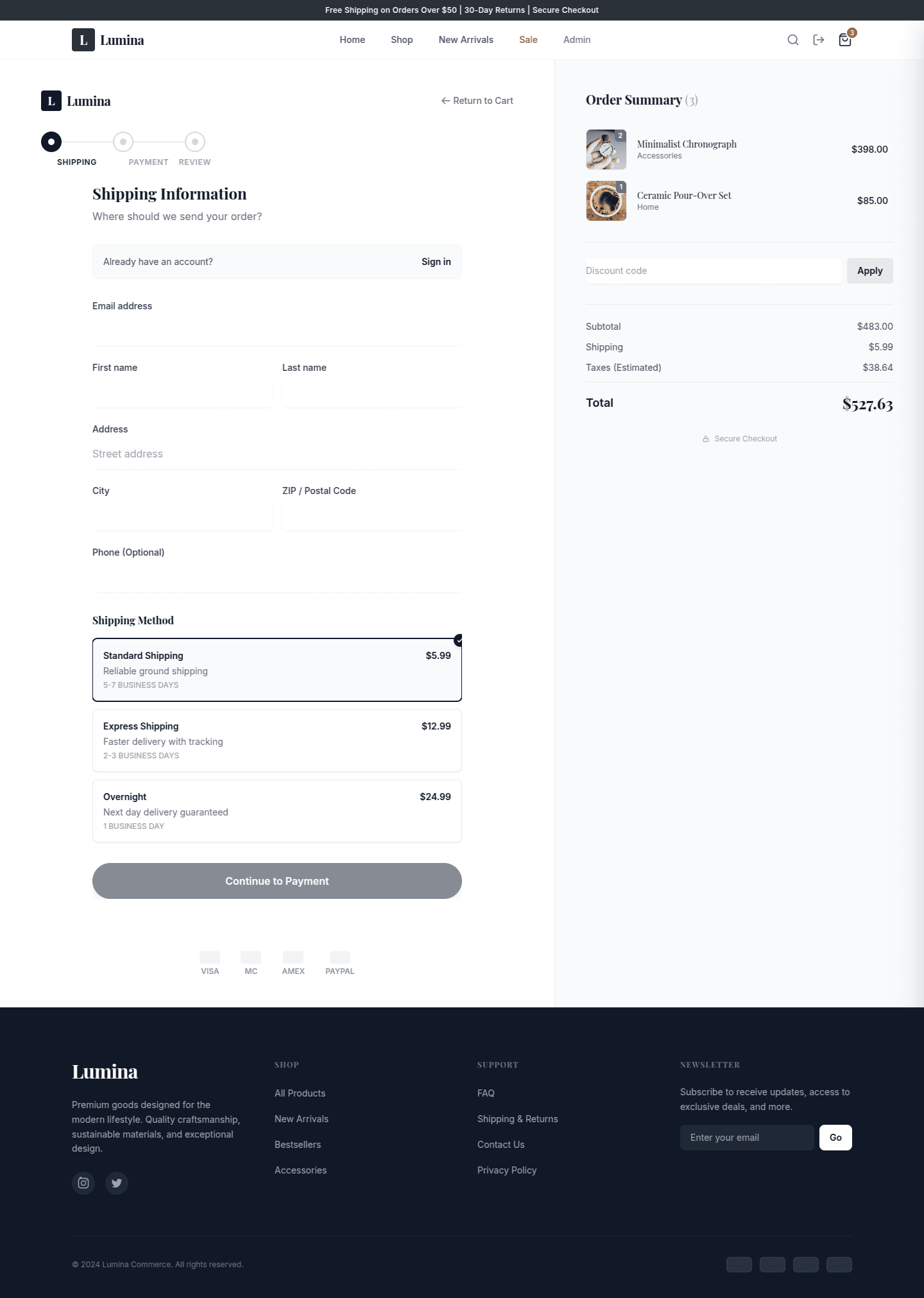 Modern E-Commerce Platform: screen 4