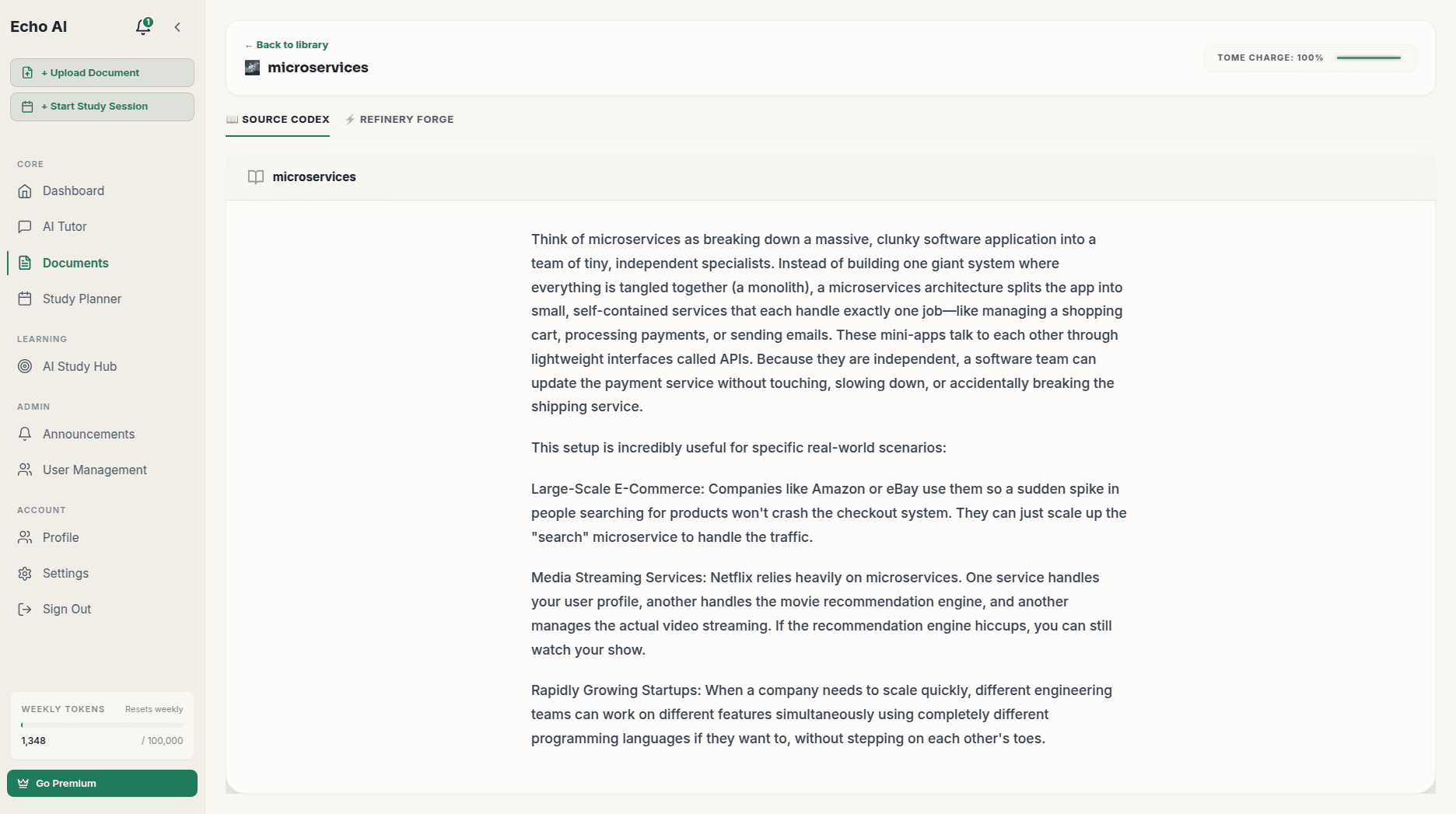 Echo AI: Interactive PDF & document analysis