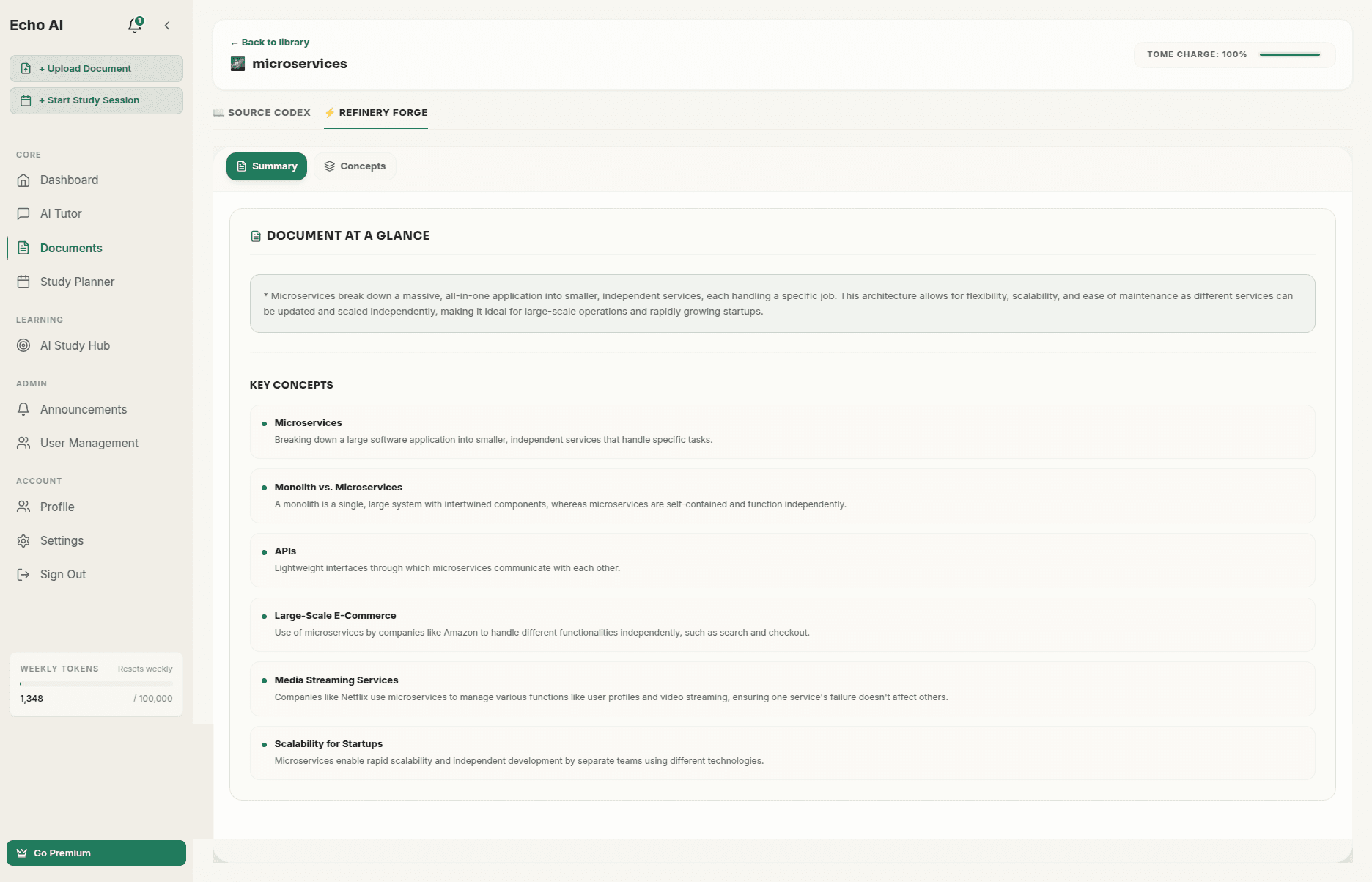 Echo AI: Interactive PDF & document analysis