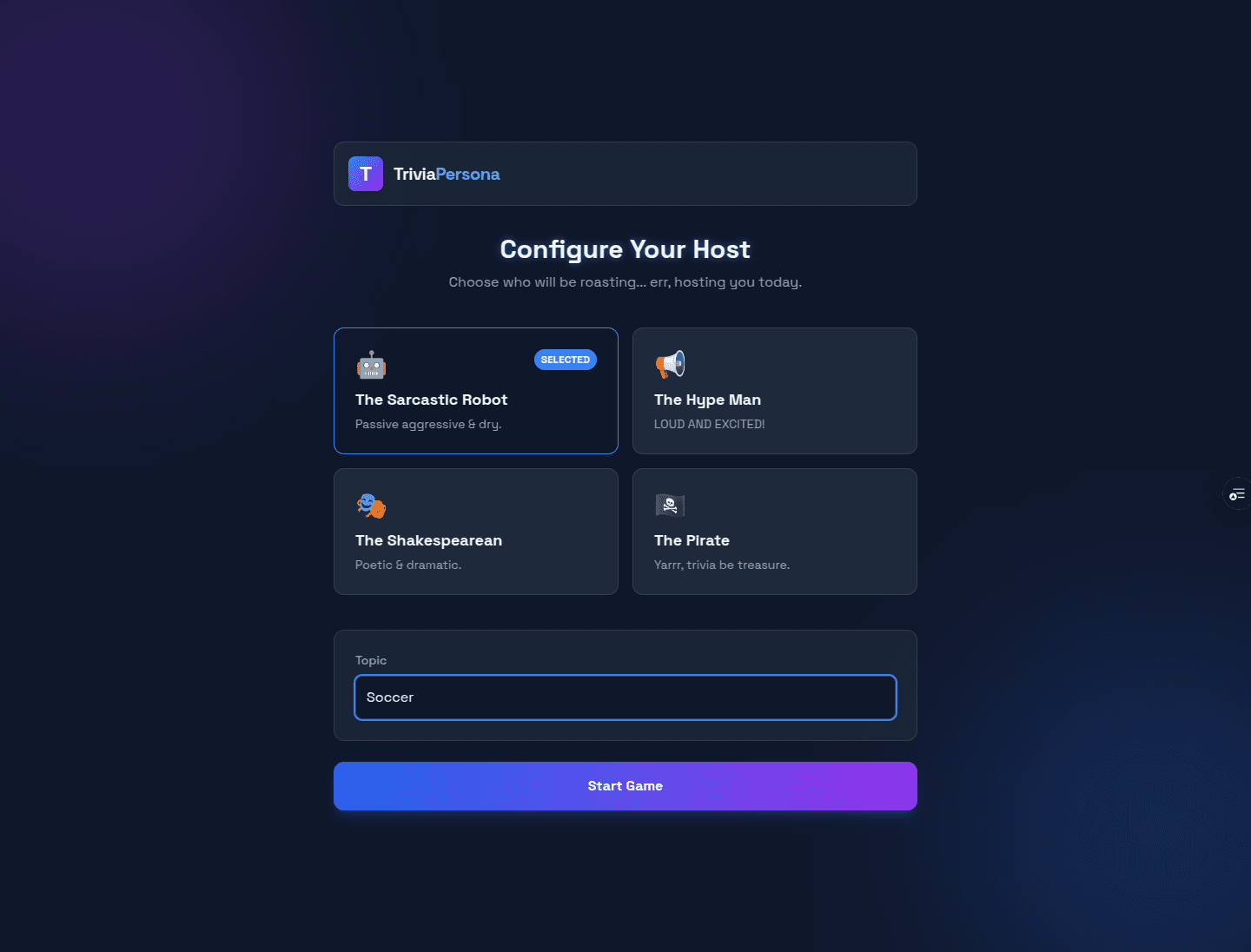 AI Trivia Game