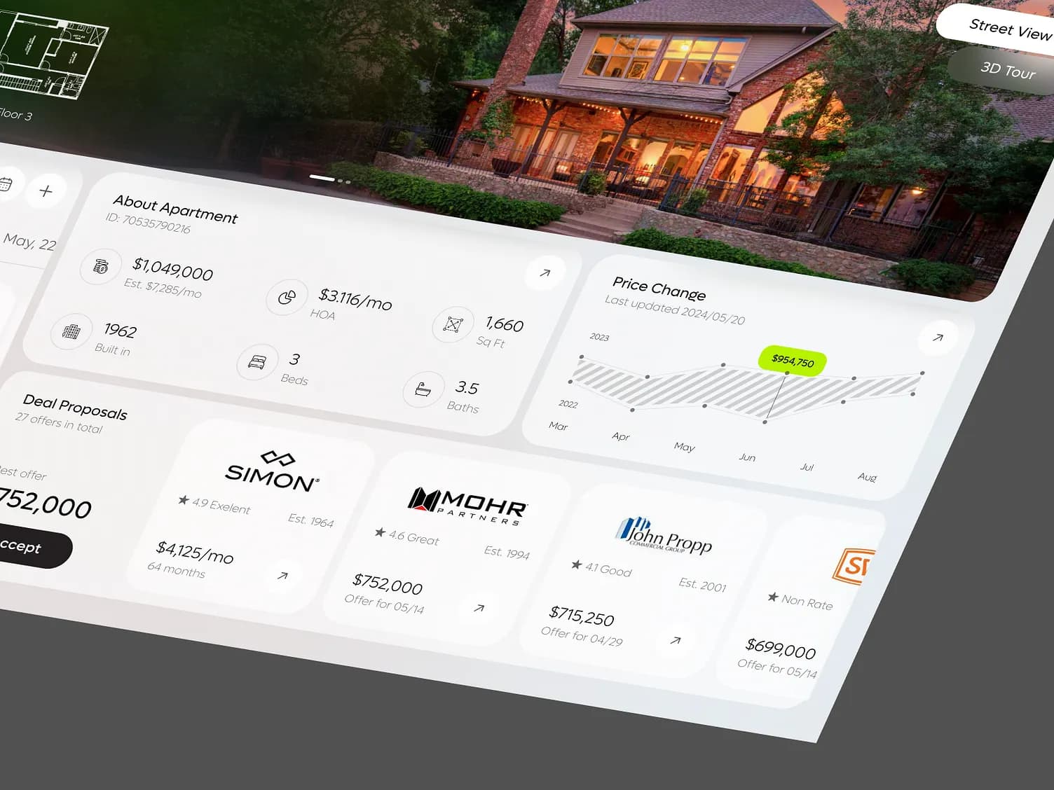 Real-estate search platform: screen 5