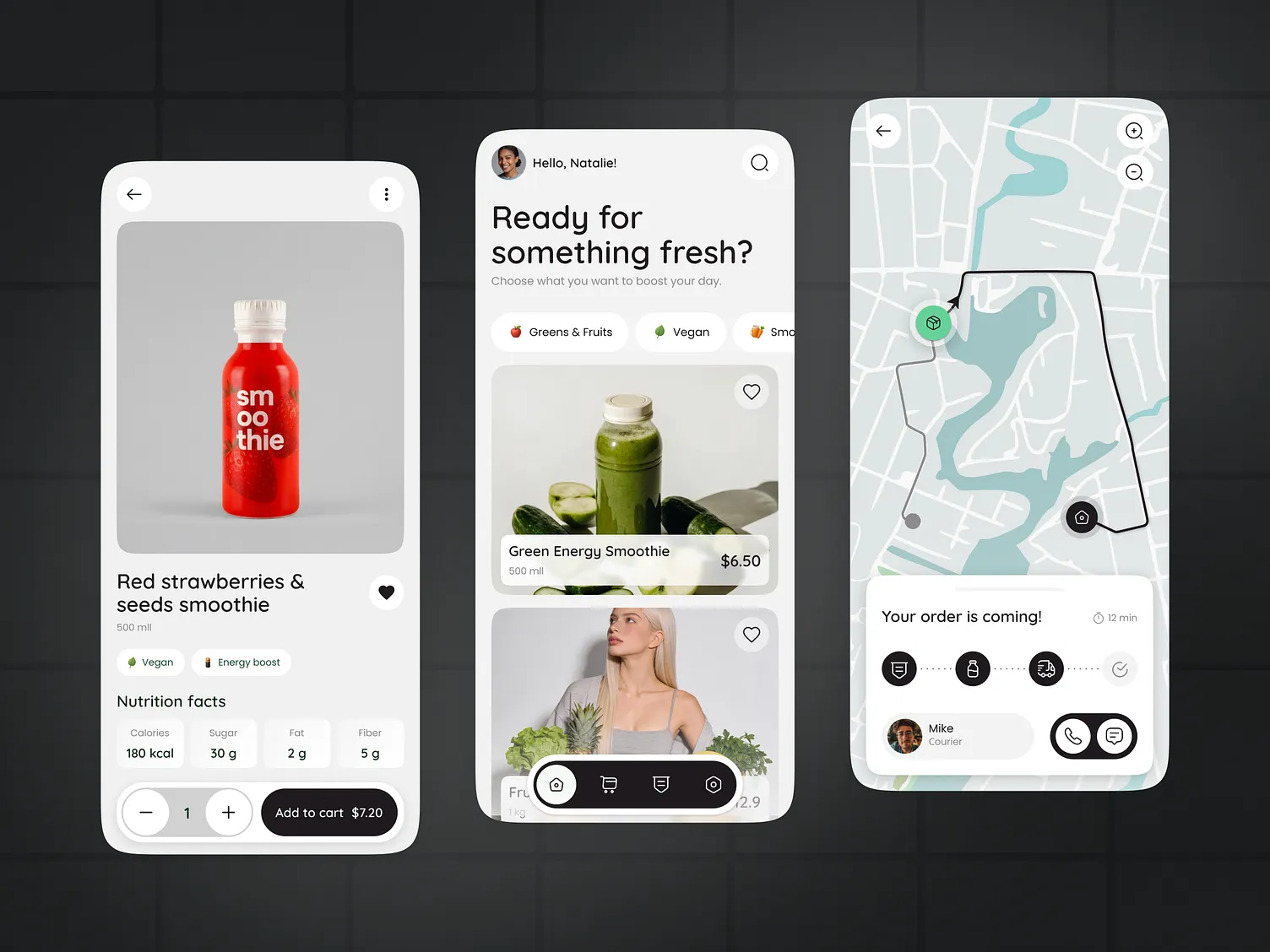 Food Delivery — Mobile App UI Concepts