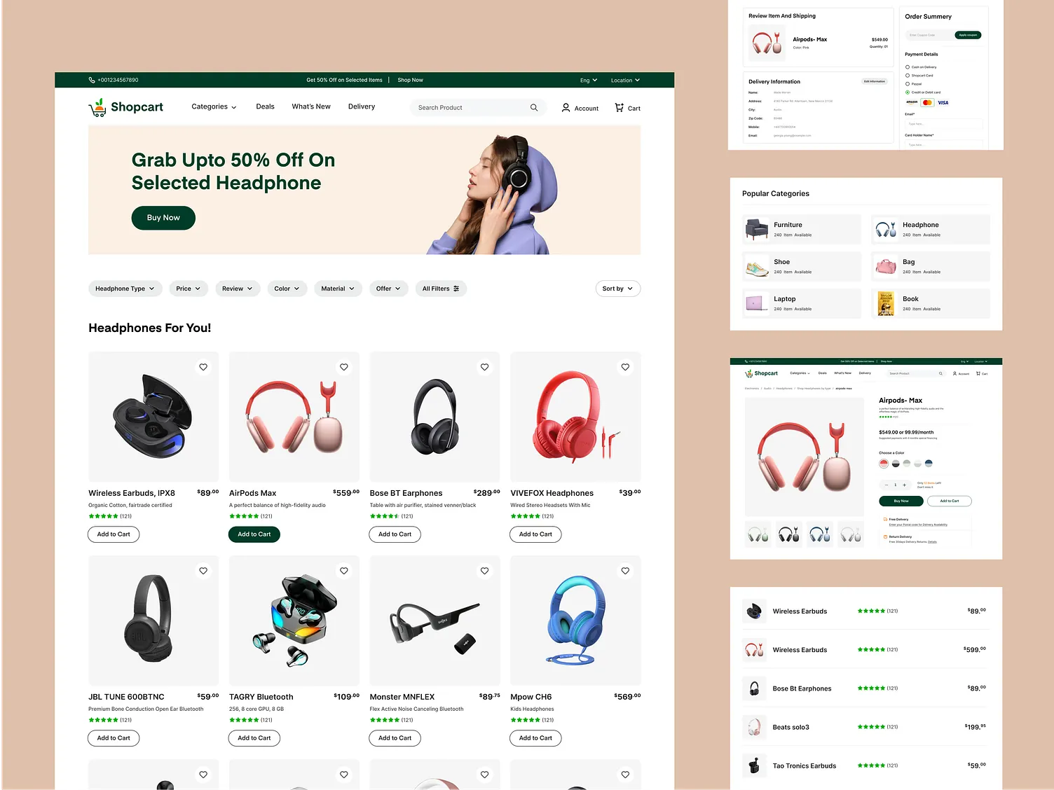 Shopcart — Multi-Category E-commerce Platform