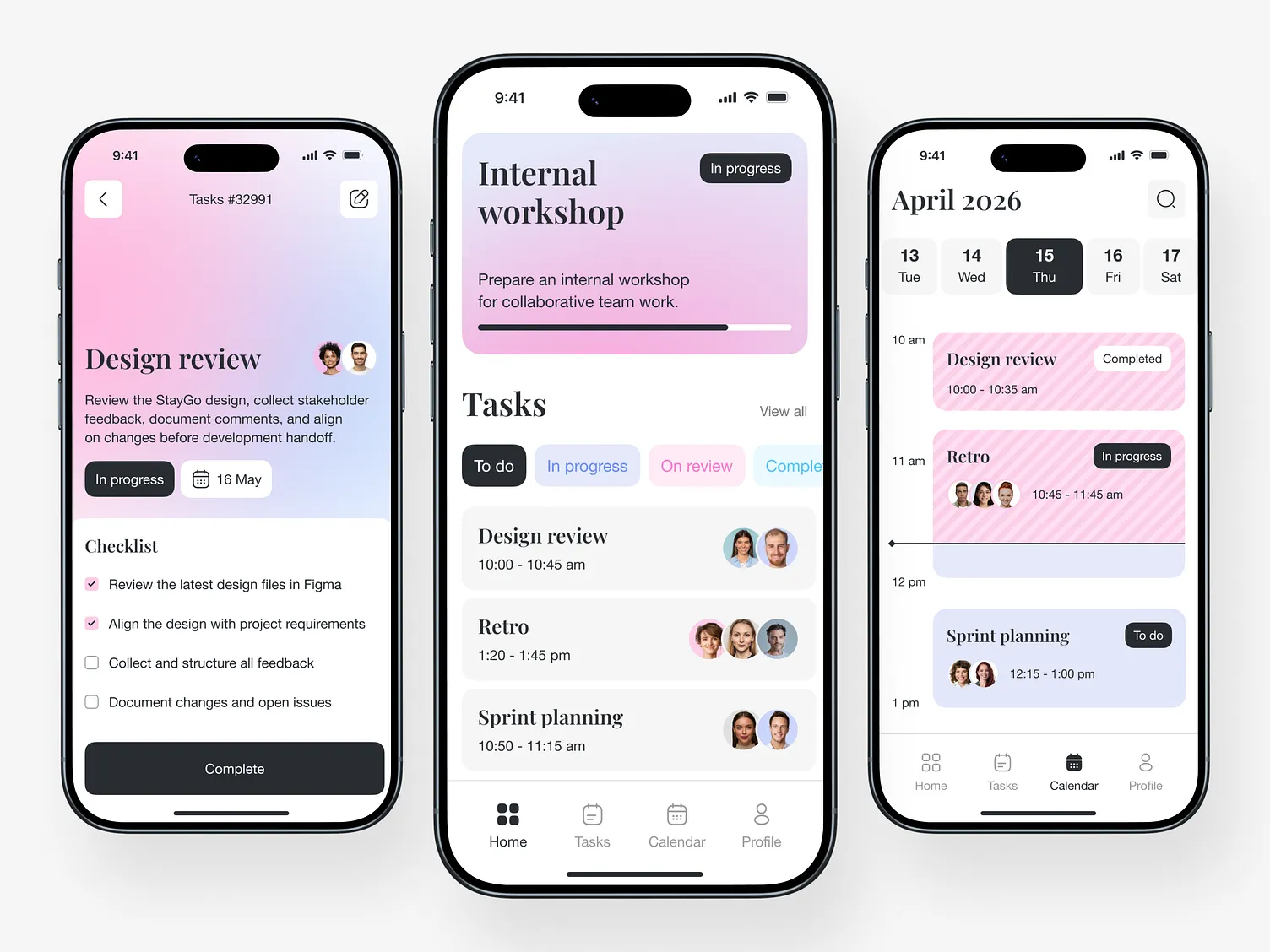 Task Manager — Mobile App Concept
