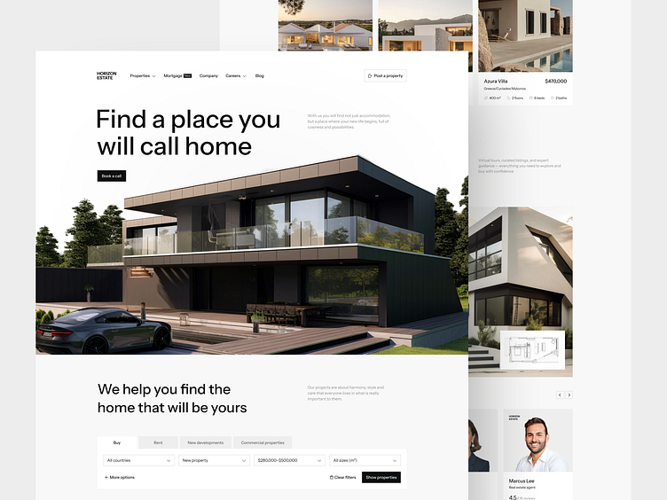 Real Estate Website — Property Rentals & Apartments