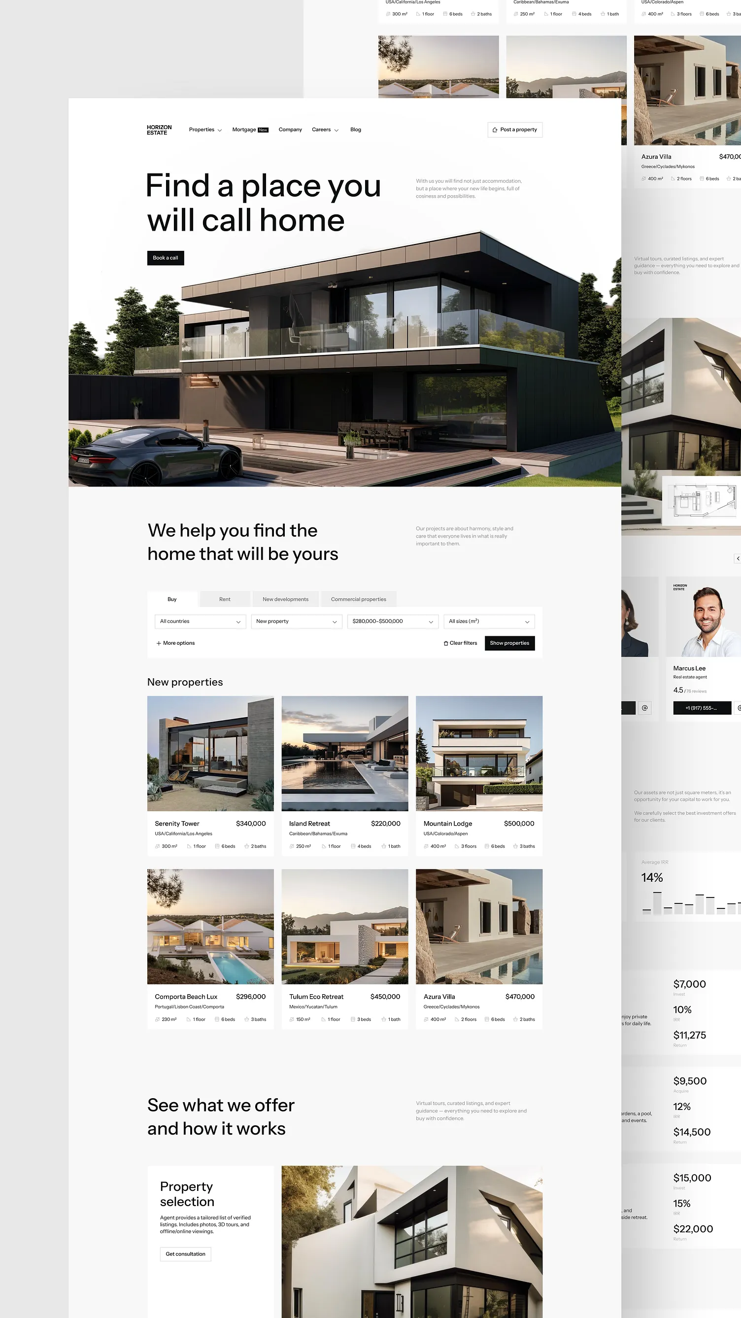 Real Estate Website — Property Rentals & Apartments — shot 4