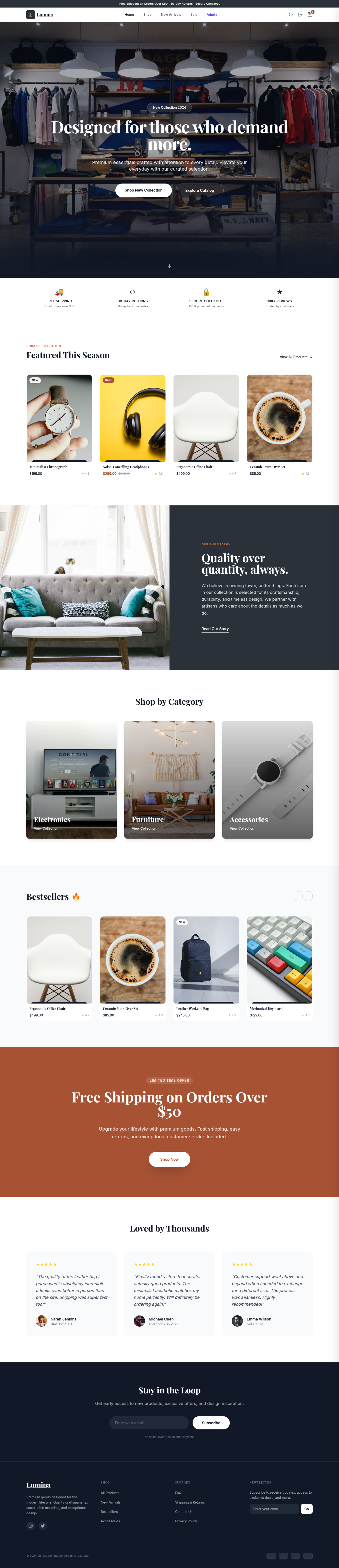 Modern E-Commerce Platform