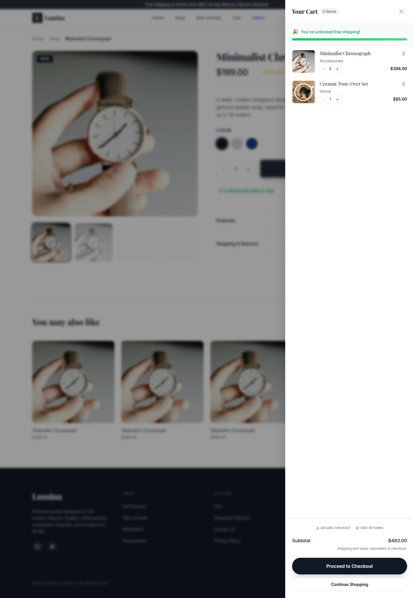 Modern E-Commerce Platform — screen 3
