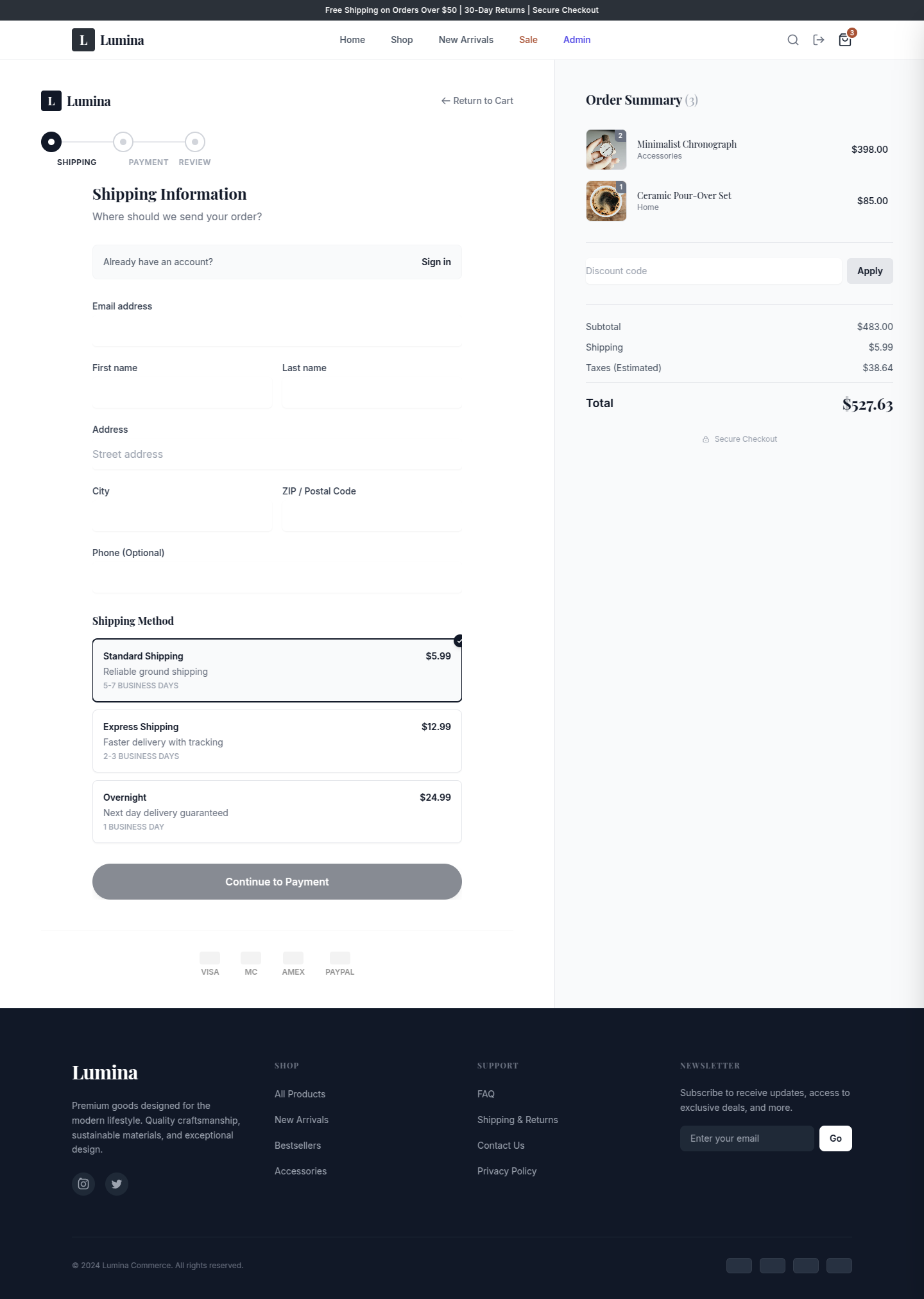 Modern E-Commerce Platform — screen 4