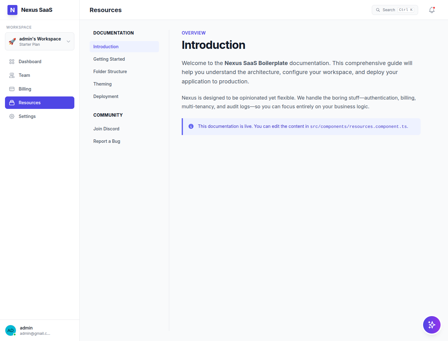 Nexus — Agency SaaS — screen 5