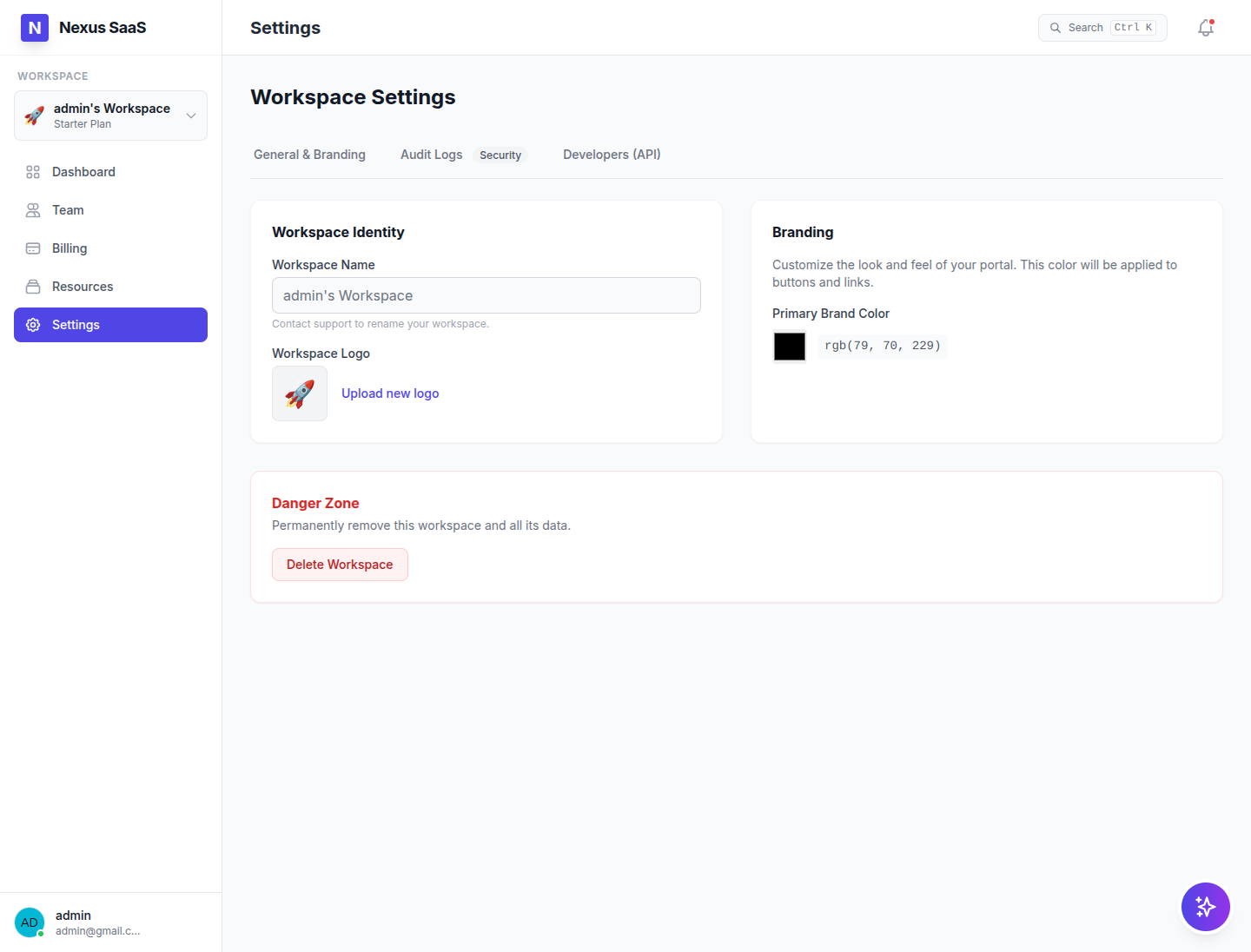 Nexus — Agency SaaS — screen 6