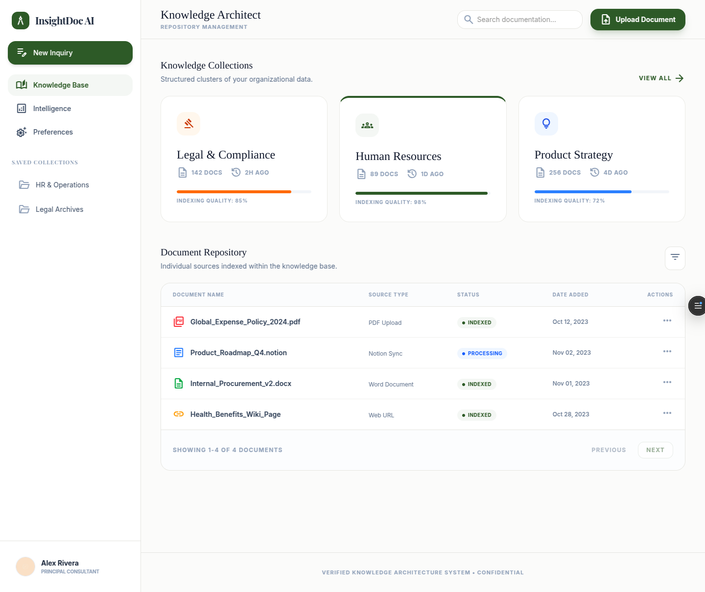 RAG Knowledge Assistant — screen 3