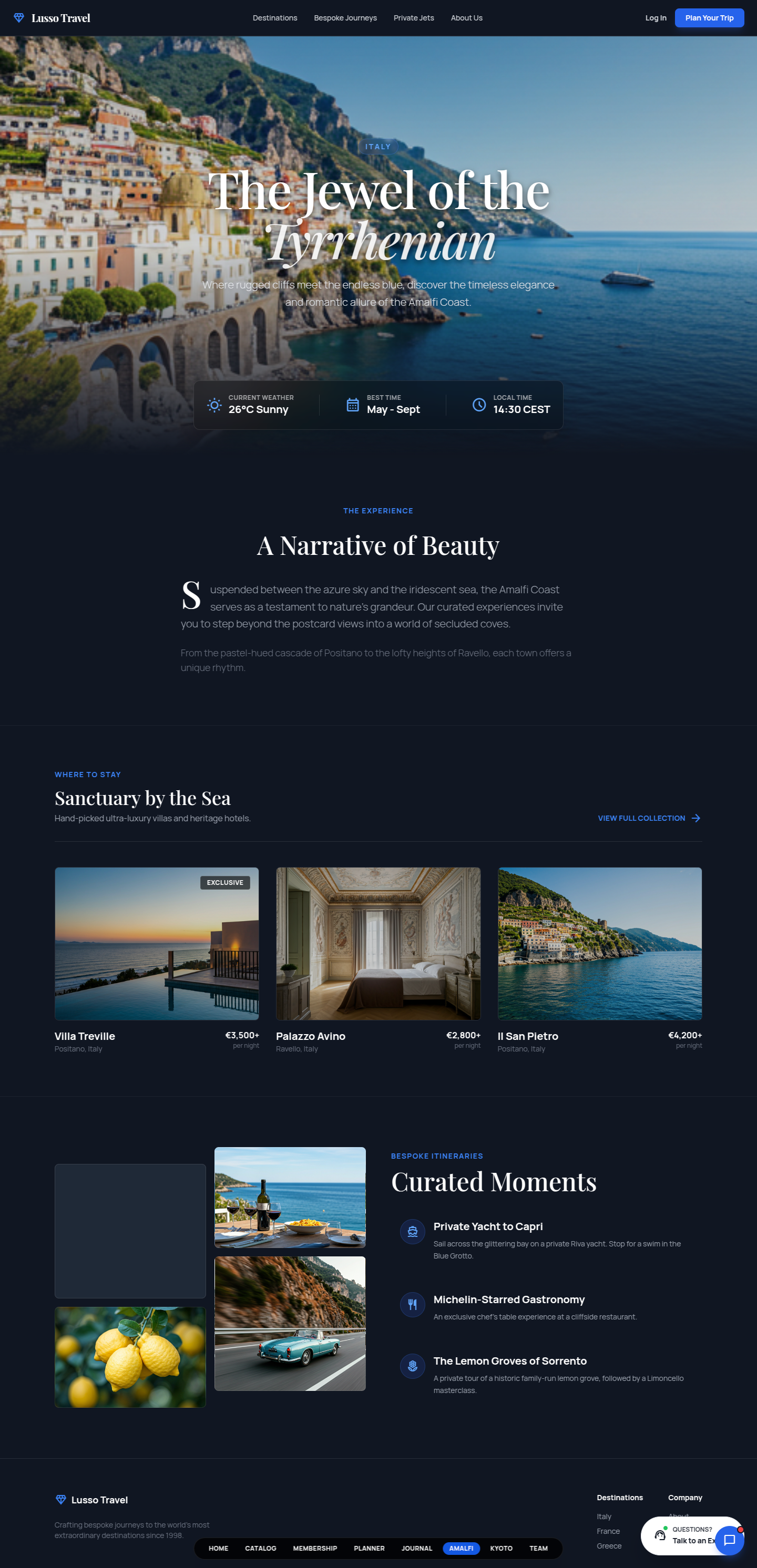 Luxe Travel Agency — screen 6