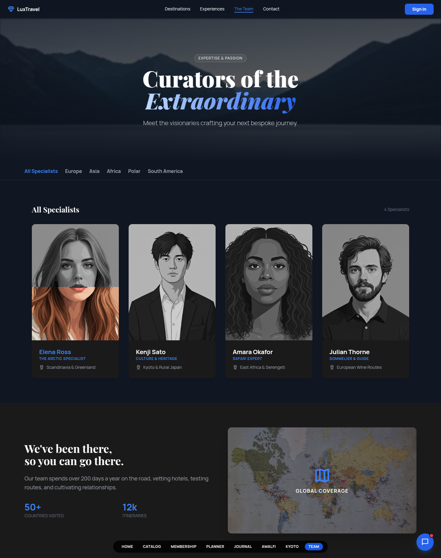 Luxe Travel Agency — screen 8