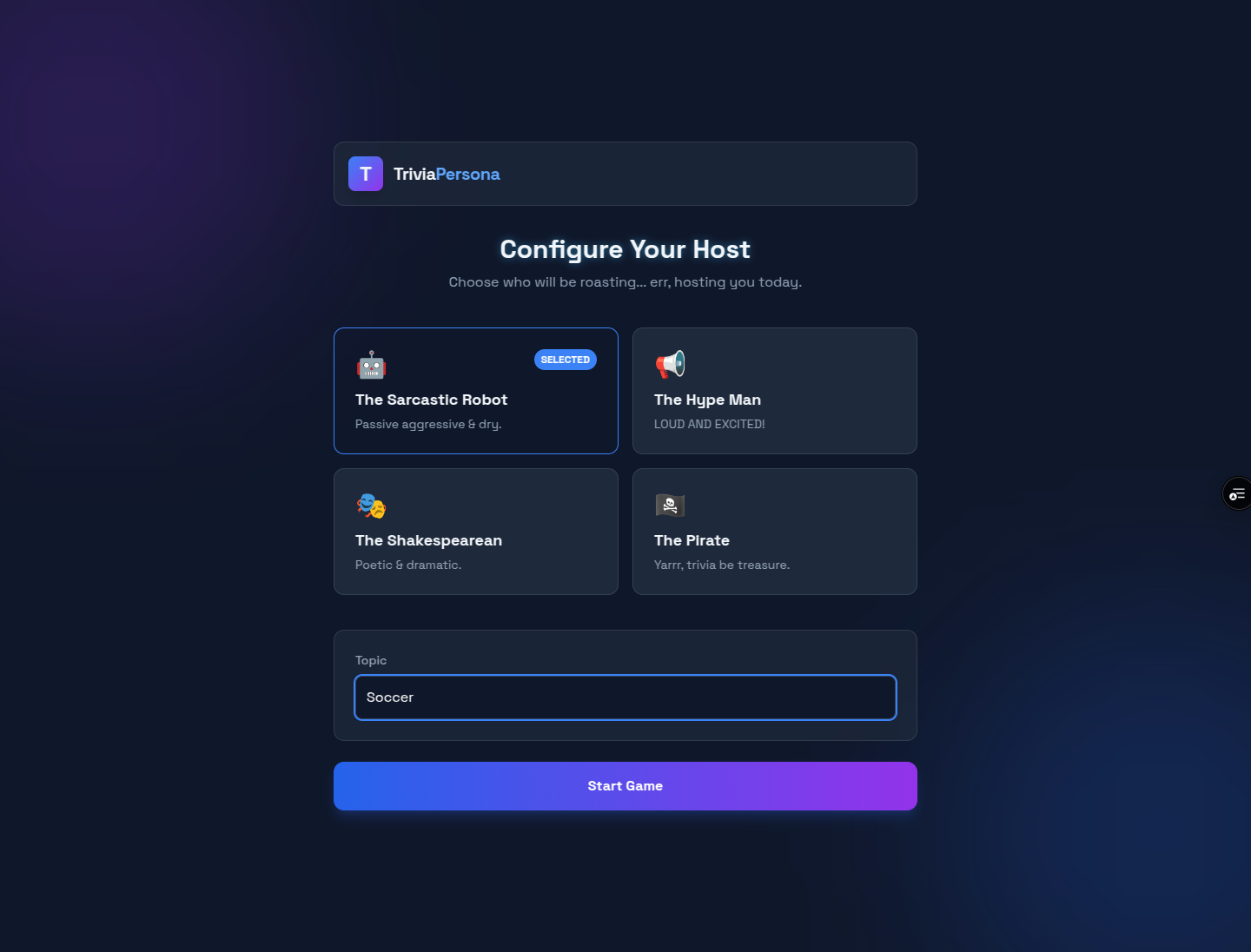 AI Trivia Game
