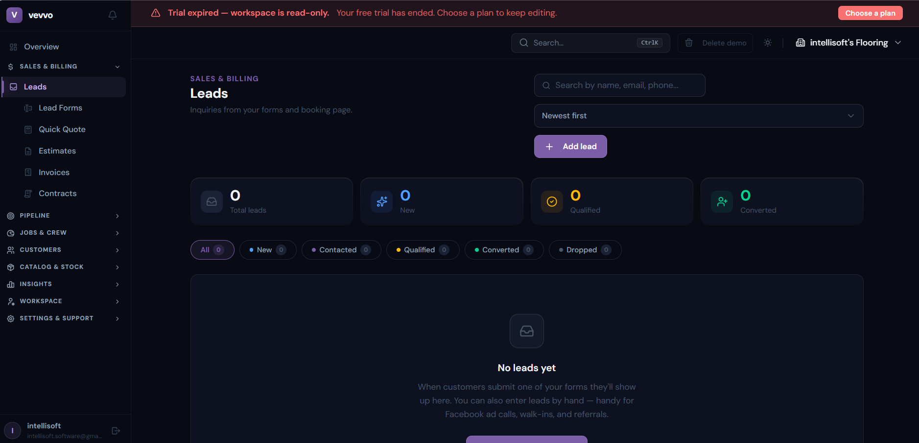 VEVVO — Leads — one inbox for every opportunity